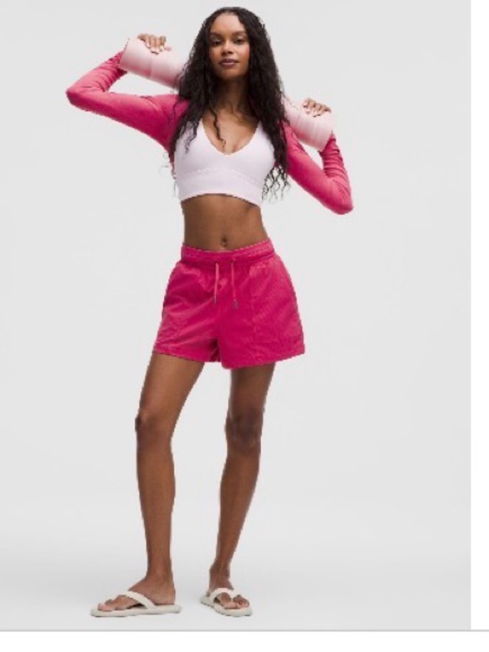 Dance Studio High Rise Short 3.5 “ Pink Lululemon